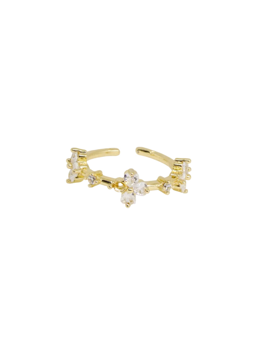 Anillo graduable treboles