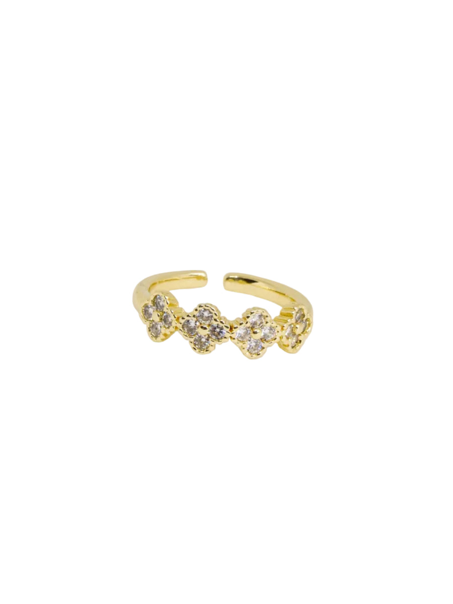 Anillo graduable treboles