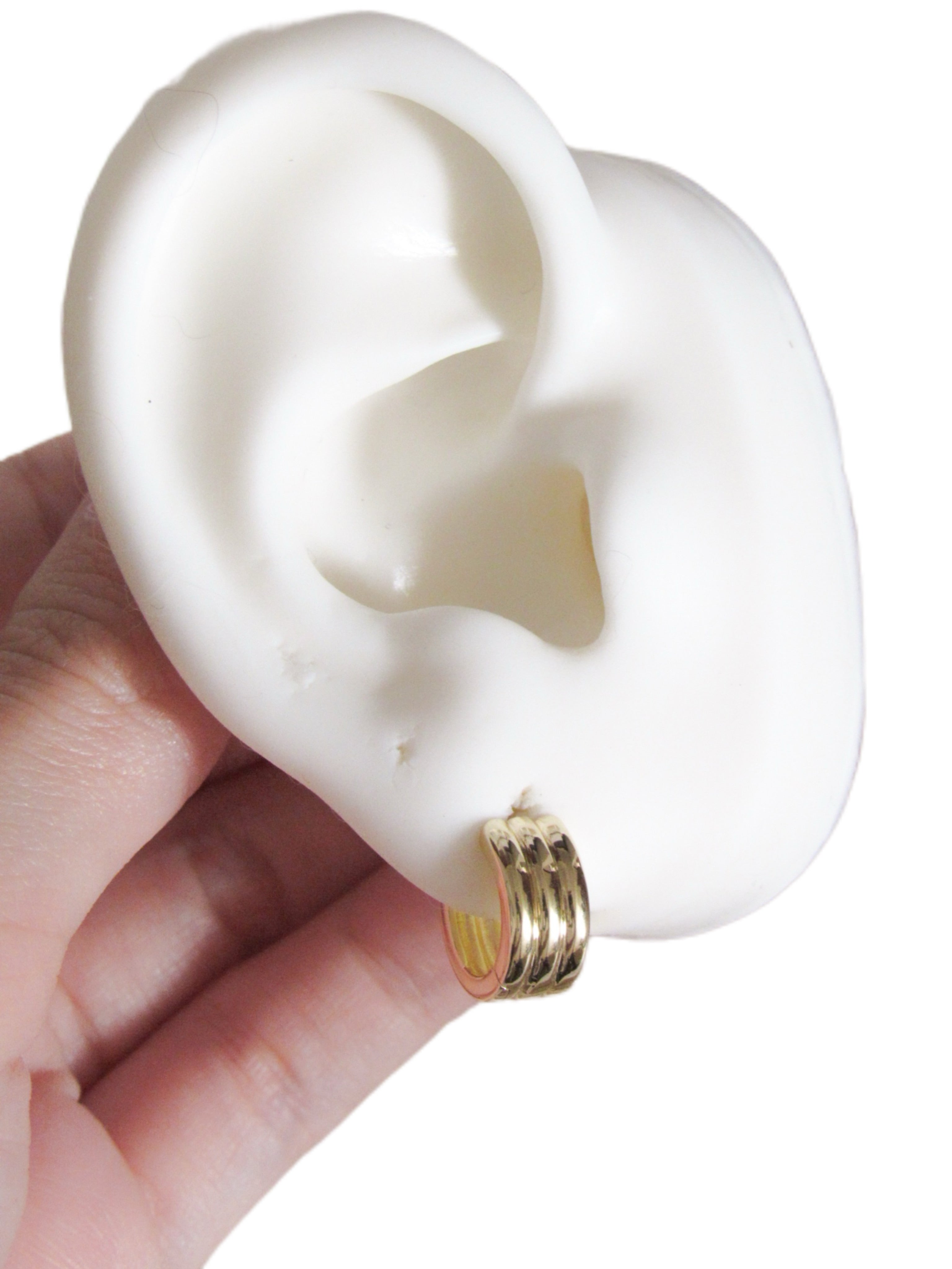 Candongas triple lisas